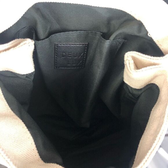 DEUX LUX | Black & Canvas Demi Backpack - Picture 5 of 8